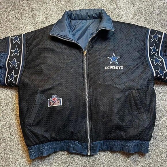 Pro Player Other - NFL Pro Player Dallas Cowboys Vintage Men XXL Football Reversible Puffer‎ Jacket